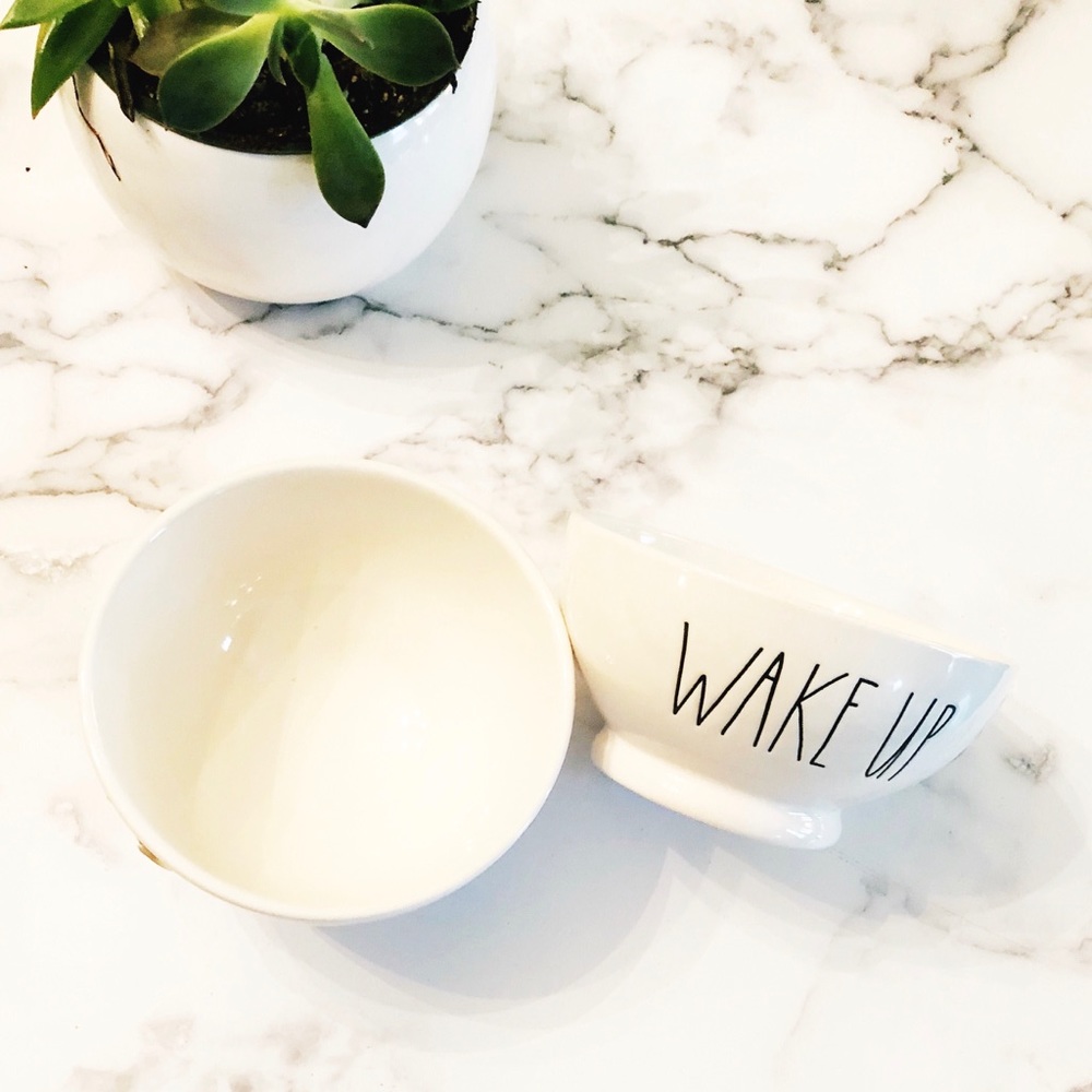 RAE Dunn Cereal Bowls Classic Lettering (set of 4)